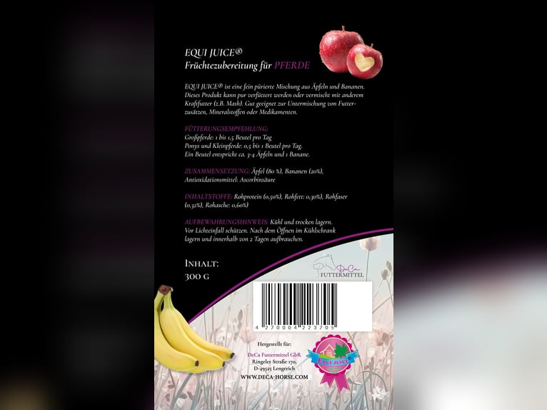 Equi Juice Fruchtzubereitung für Pferde und Ponys