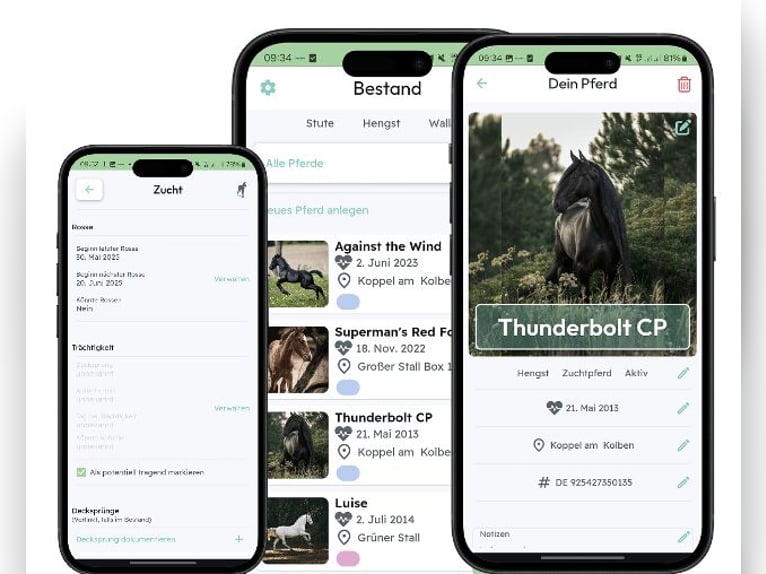 Equimate - App für deine Pferdezucht