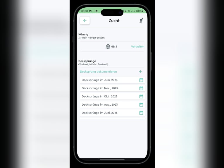 Equimate - App für deine Pferdezucht