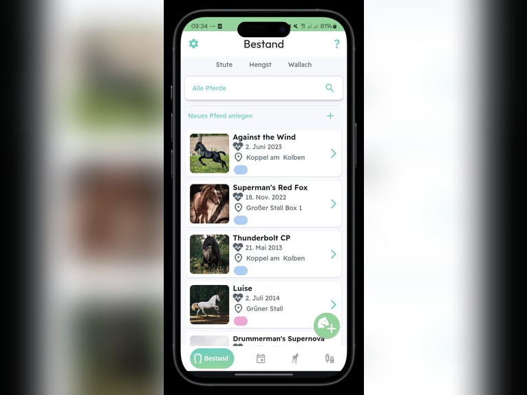 Equimate - App für deine Pferdezucht