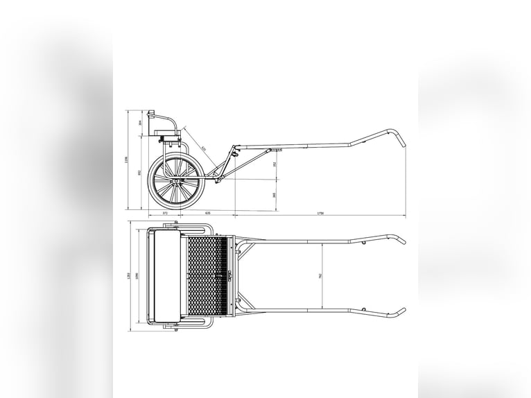 Gig / Sulky für Pony von 130 bis 145 cm neu