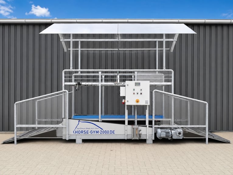 Horse Gym 2000 Model S3 Horsetrainer mit Dach