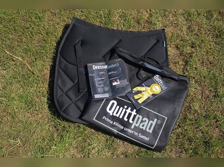 Quittpad® >>>  druckentlastende und klimatisierende Sattelunterlagen, Sattelgurte und Pferdedecken