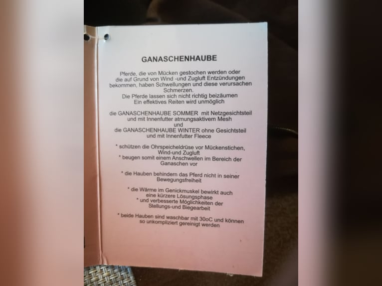 Rarit Ganaschen und Genickschutz. Neu! 