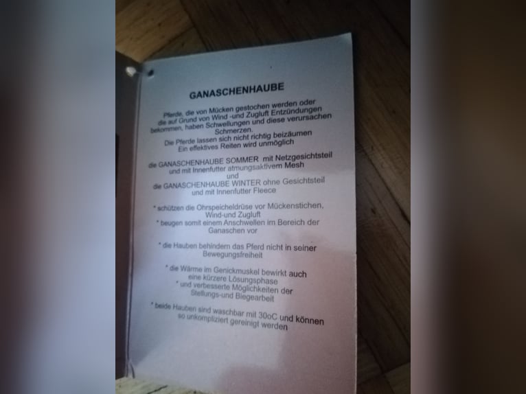 Rarit Ganaschen und Genickschutz. Unbenutzt! 