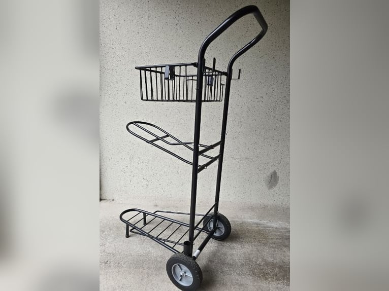 Sattelwagen Premiere, kaum gebraucht, schwarz