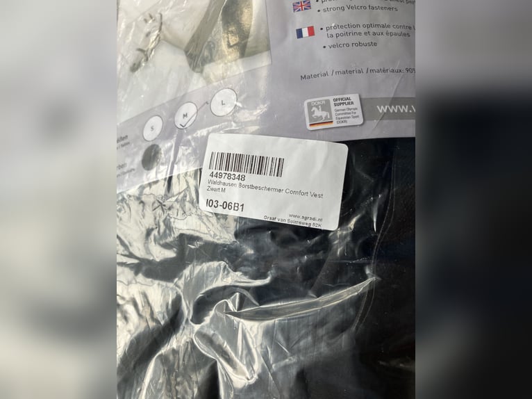 Waldhausen Brustschutz Comfort Vest Schwarz, Größe M