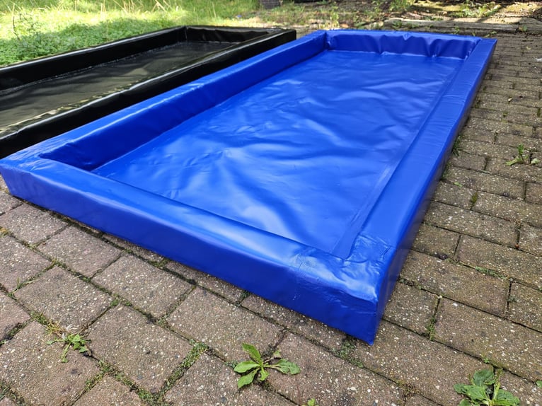 Wassergraben Hufpool aus LKW-Plane Pferdetraining Hindernis Pferde Pool 2 x 1m