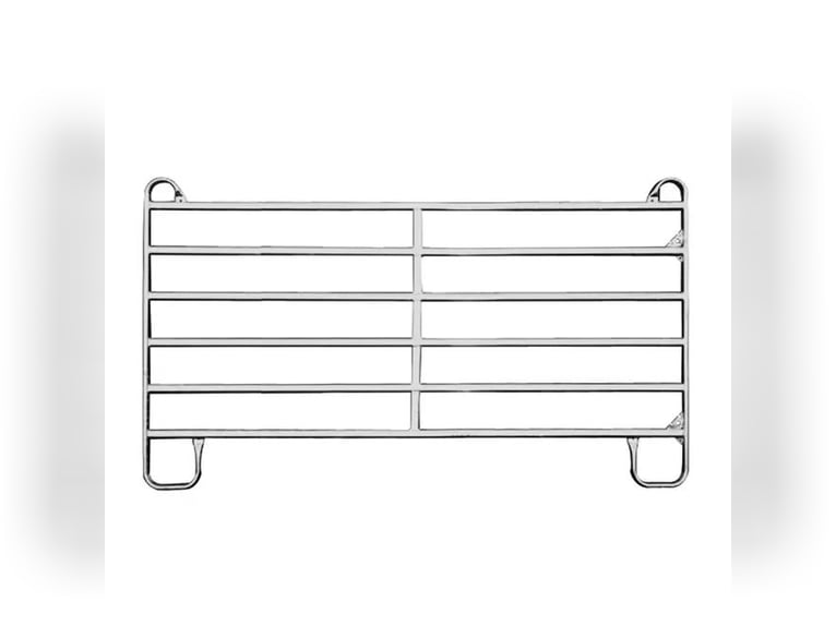 Weidepanel verschiedene Längen mit und ohne Tor Mobilzaun Panel Pferdebox Zaun NEU