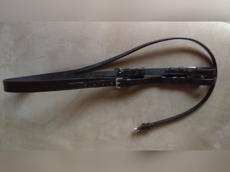 Kopfstücke mit Backenstücken schwarz  COB/Vb neu!