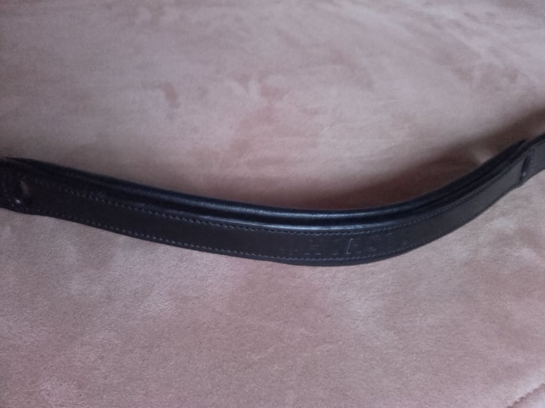 Kopfstücke mit Backenstücken schwarz  COB/Vb neu!