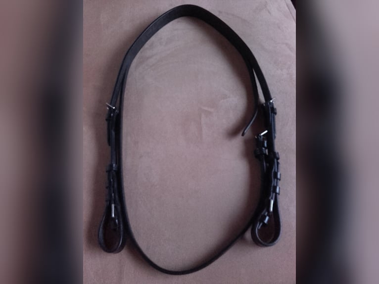 Kopfstücke mit Backenstücken schwarz  COB/Vb neu!