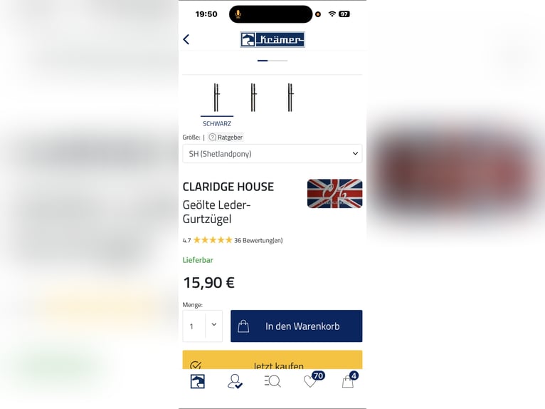 Neue Shetty Trense mit zügeln 