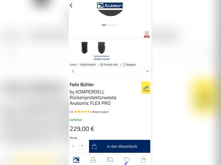 Rückenprotektor von Felix Bühler 