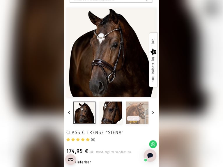 MyUnicorn Trense Siena mit Super Soft Zügel mit Grip in braun VB