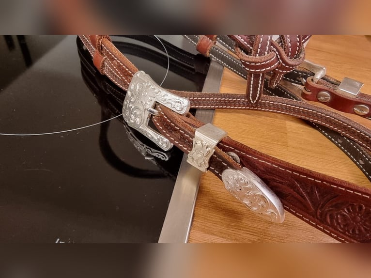 Kopfstück von Reitsport Kandern optional mit Harnesszügeln