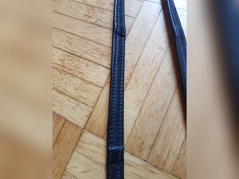 Kavalkade Softleder Zügel schmal - schwarz