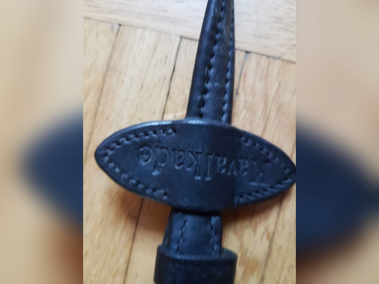 Kavalkade Softleder Zügel schmal - schwarz
