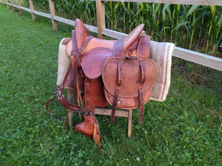 Super praktische Satteltaschen aus festem Leder 
