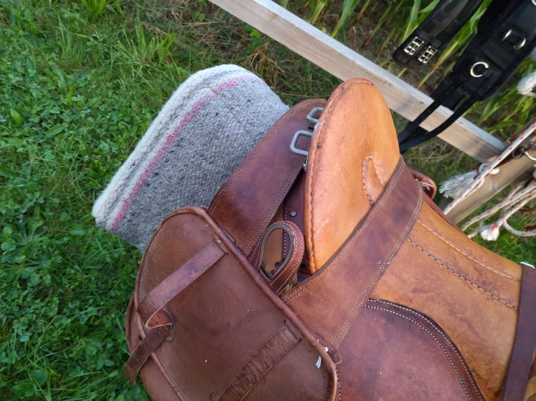 Super praktische Satteltaschen aus festem Leder 