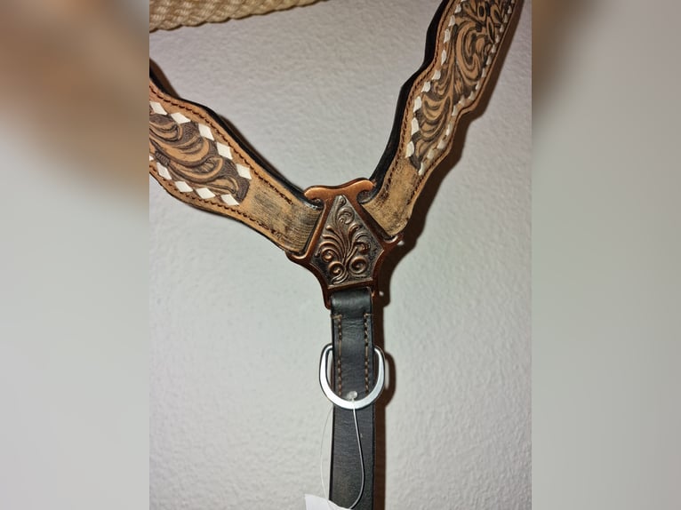 Kopfstück, Trense, Vorderzeug, Western, Set