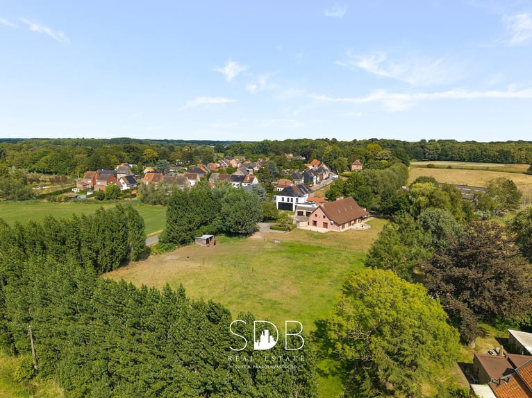 Hedendaagse villa met gezinstuin en graslanden op 7.496m2 te Heusden | België