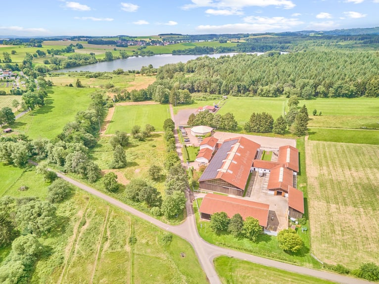 Hochwertige Reitanlage in Hessen zu verkaufen mit optimalen Trainingsbedingungen in See-Nähe!