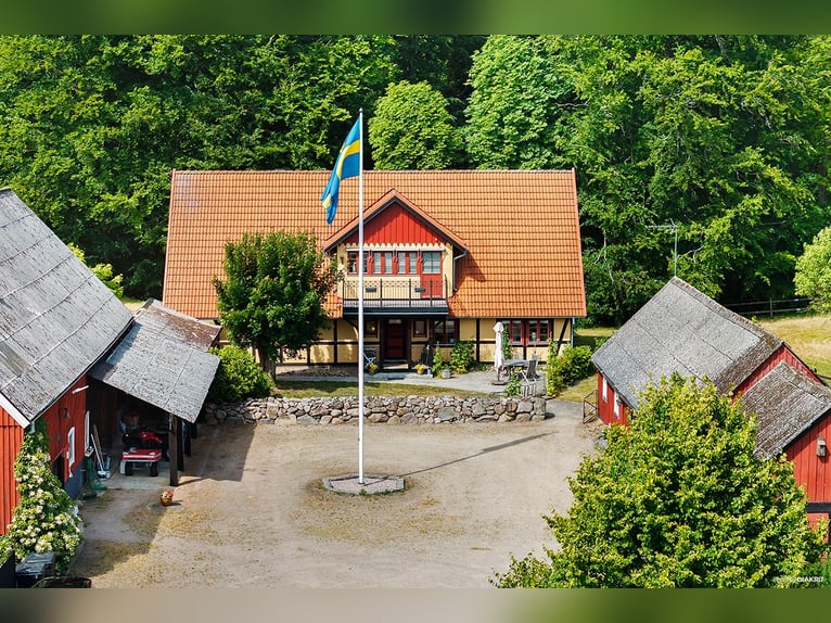 Lebe den Traum am Tor zu Österlen – Reiterhof, Hirschgehege, Fluss.