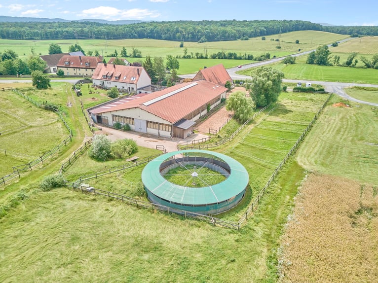 Reitanlage in Bayern mit historischem Wohnhaus und gepflegten Trainingsbedingungen!