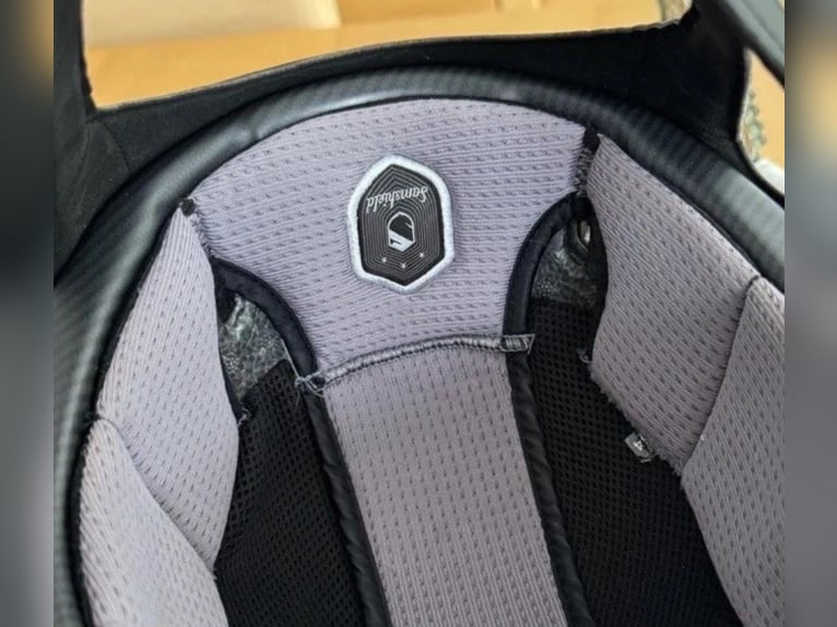 Samshield Miss Shield Schwarz Glossy mit Alcantara & Swarovski