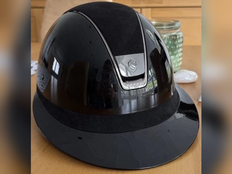 Samshield Miss Shield Schwarz Glossy mit Alcantara & Swarovski