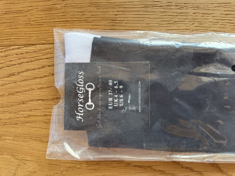 HorseGloss Reitsocken Größe 37-40 Coffee First