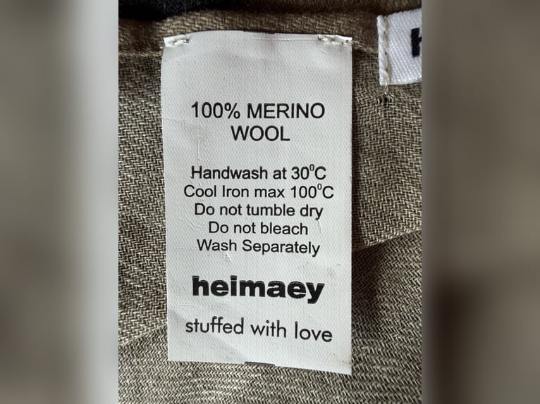 Heimaey 100% Merino-Tuch/Schal mit Islandpferden in verschiedenen Farben