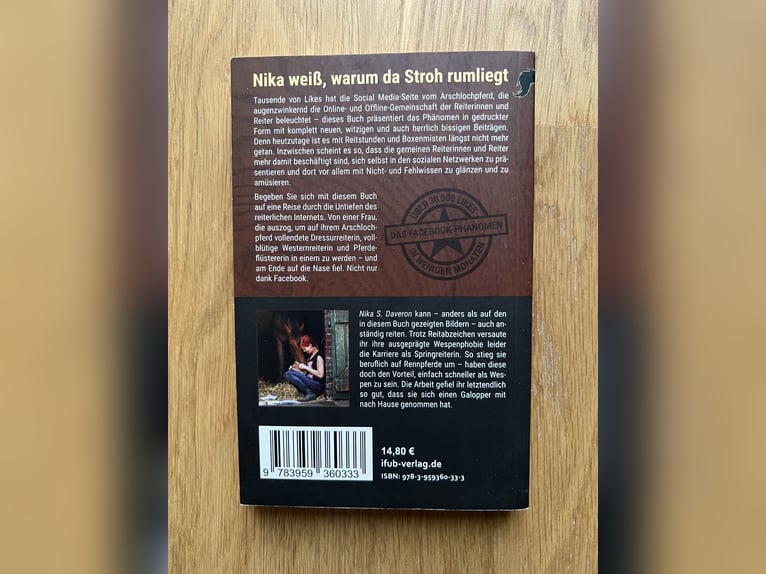 Buch Arschlochpferd - allein unter Reitern 