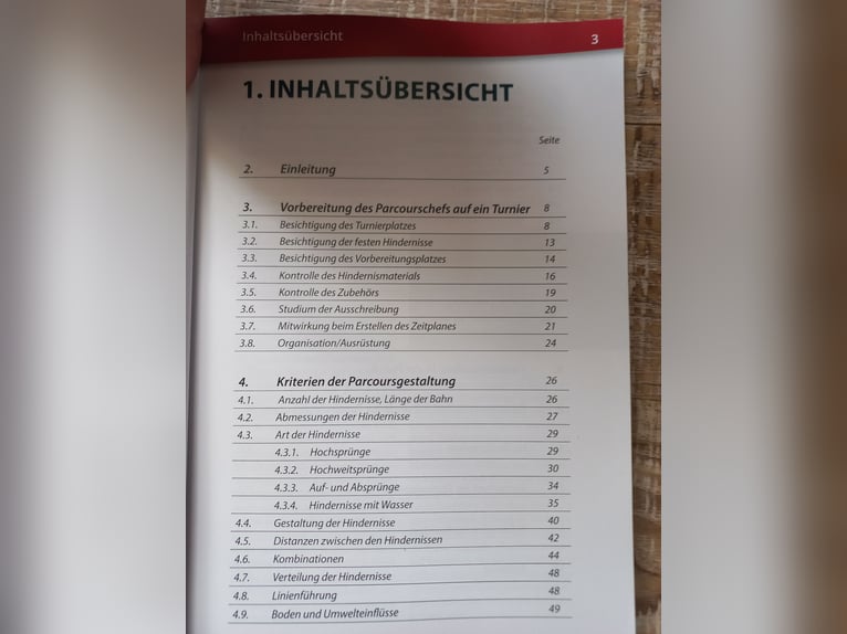 Buch Parcoursbau Reitsport Springreiten Hindernisbau Springsport Parcoursaufbau