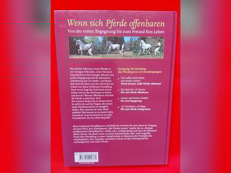 Sachbuch   "Wenn sich Pferde offenbaren"  von Klaus Ferdinand Hempfling
