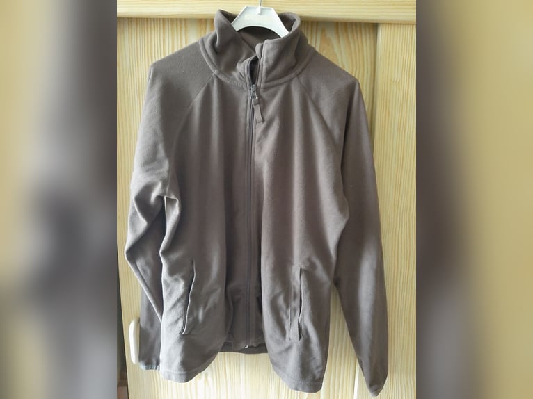 Fleece Jacke braun Gr. 42 Marke: OKAY