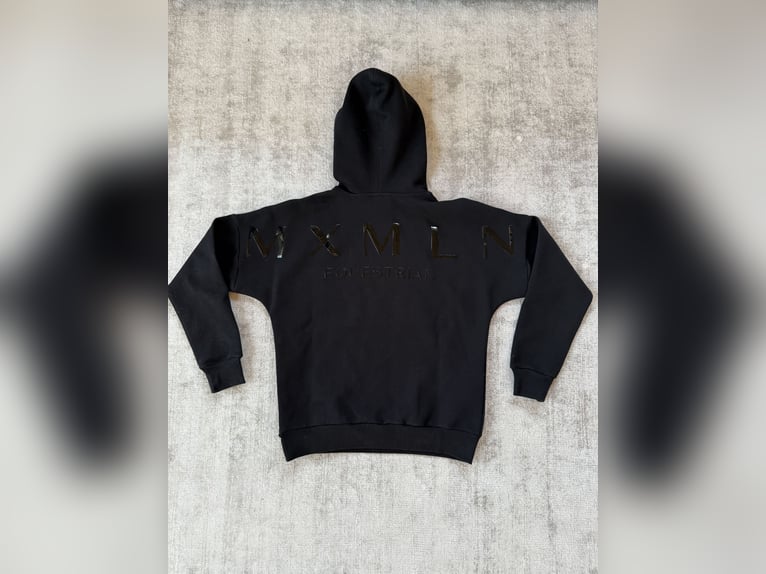 Maximilian Equestrian Hoodie Icon Oversized, Black, S