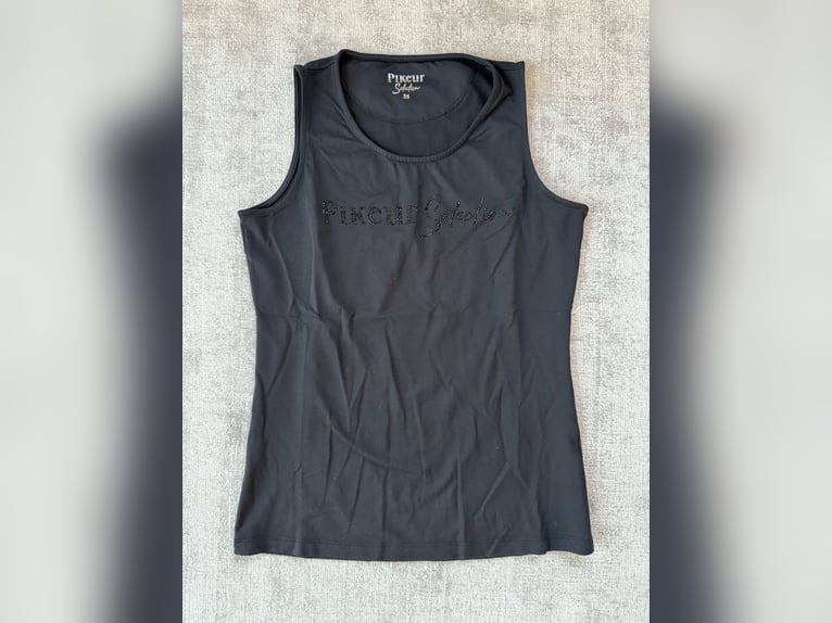 Pikeur Selection ärmelloses Shirt Mesh schwarz S