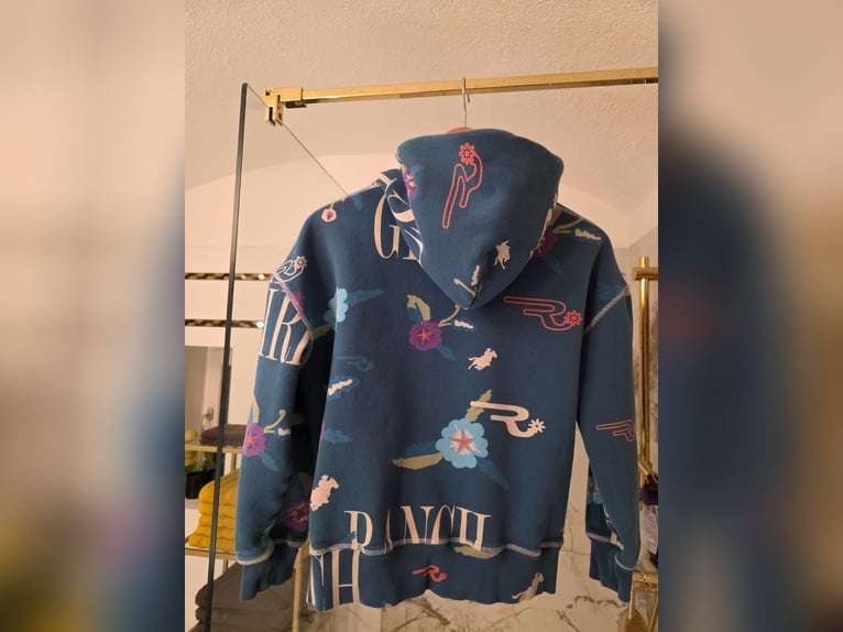 Ranchgirl Hooded Sweat Paisley patrol blue Gr. S. 38 Ranchgirl Hooded Sweat Paisley patrol blue Gr. S. 38