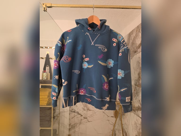 Ranchgirl Hooded Sweat Paisley patrol blue Gr. S. 38 Ranchgirl Hooded Sweat Paisley patrol blue Gr. S. 38