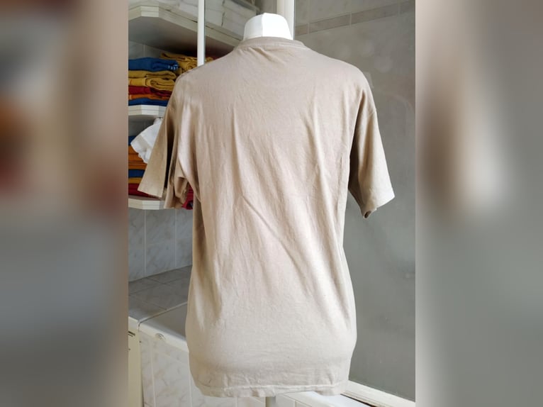 T-Shirt beige mit Pferdemotiv Gr. 164