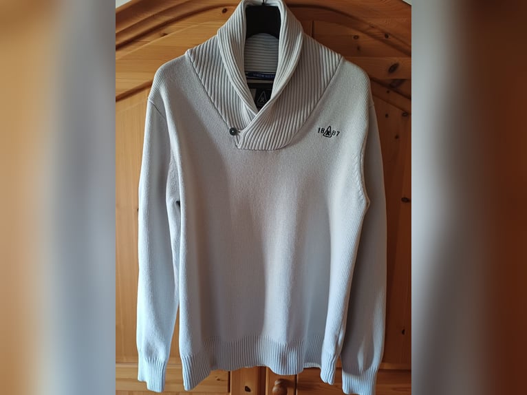 Super schicker GAASTRA Pullover. Mit Schalkragen. Farbe Weiß. Größe XL. Wie Neu!!