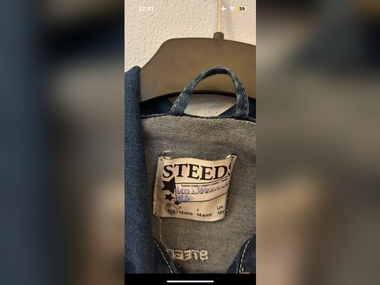 Jeansjacke Pferdeprint 164 