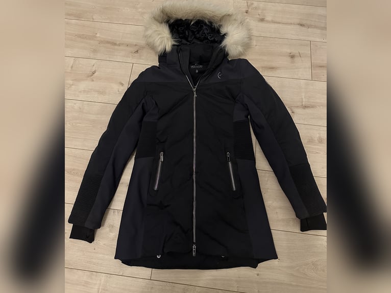 Equitheme Reitmantel Wintermantel Blau Navy 36 S 
