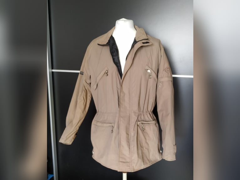 Funktions-Regenjacke bibergrau Gr. S