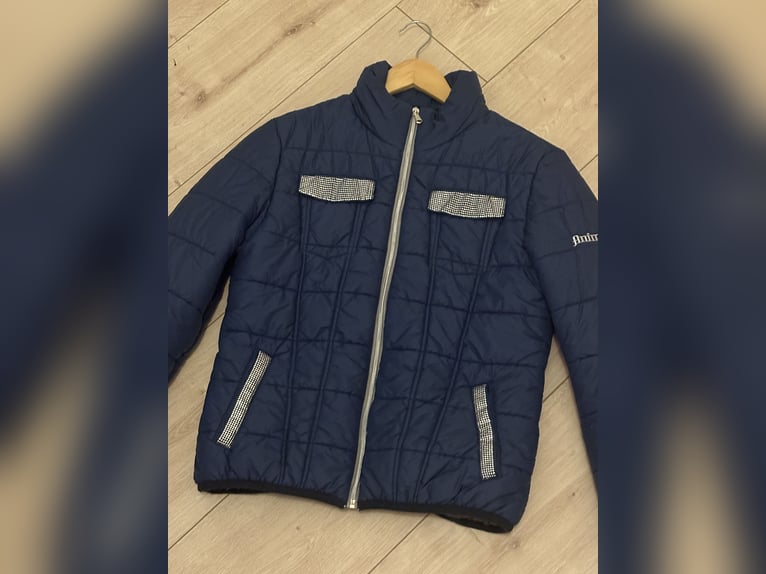 Neuwertige Animo Jacke Blau Glitzer 38 M 