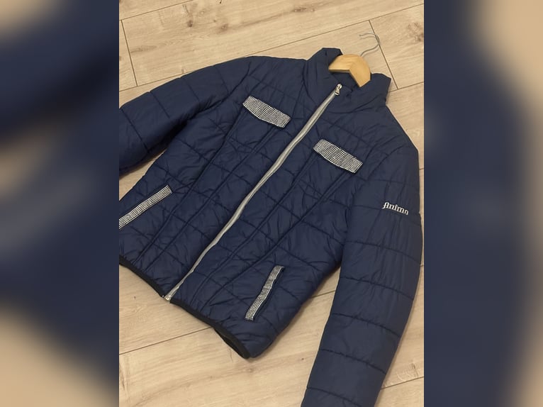 Neuwertige Animo Jacke Blau Glitzer 38 M 