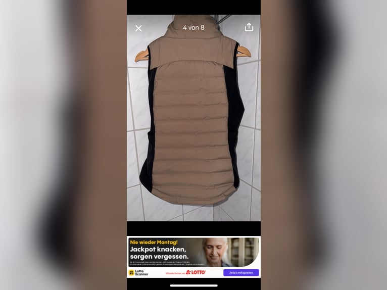 EaSt Performance Insulation Vest - almond Damen Weste Reitweste Steppweste Reiten Airbagweste