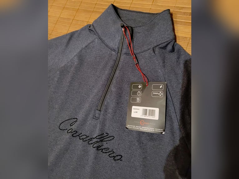graues CAVALLIERO Reitshirt / Funktionsshirt - L/40 - NEU mit Etikett